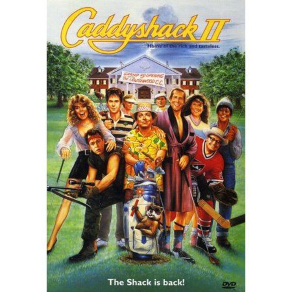 Caddyshack II DVD Comedy 1988 Jackie Mason Chevy Chase Warner Bros Region 1